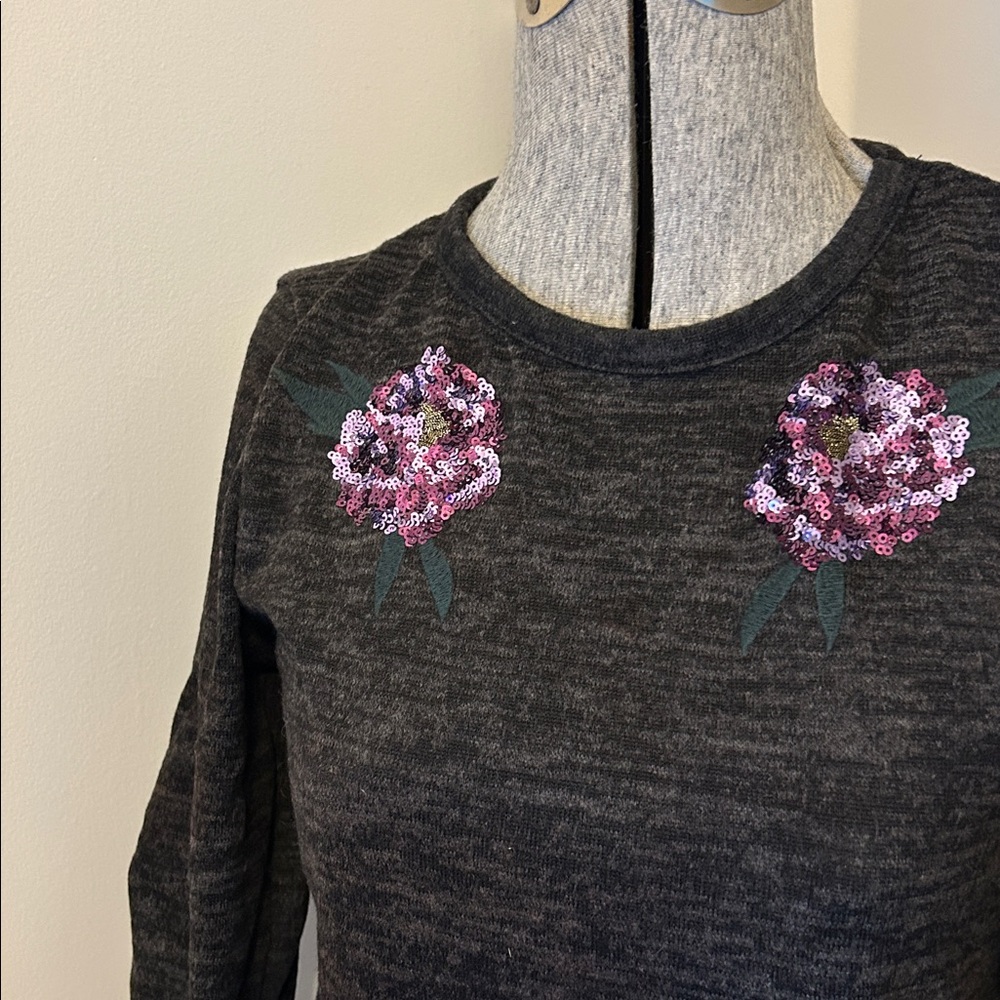 EUC ZARA SEQUINS TOP